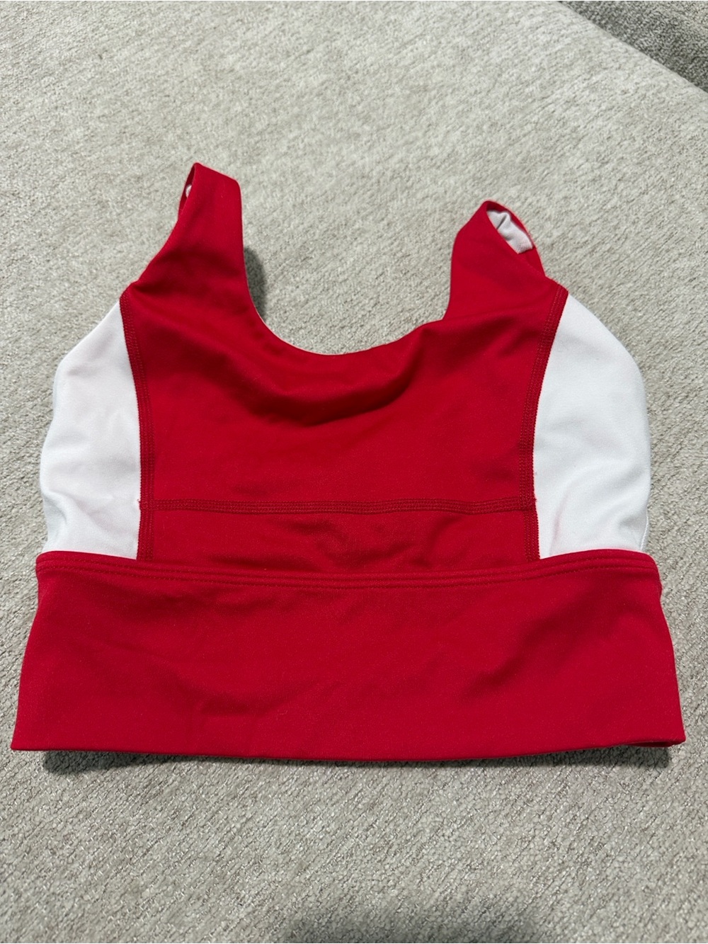 Jo &  Jax Red and White Girls Dance Crop Top